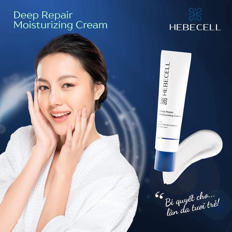 Deep Repair Moisturizing Cream - Kem phục hồi Hebecell với 6 lợi ích bất ngờ cho làn da mỗi ngày